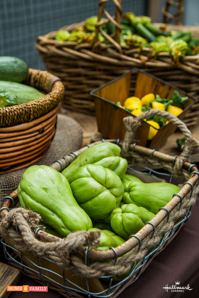 chayote-squash-organic-zucchini-baby-squash-baskets-foodie-gardener-shirley-bovshow-home-and-family-show-hallmark-channel-how-to-grow